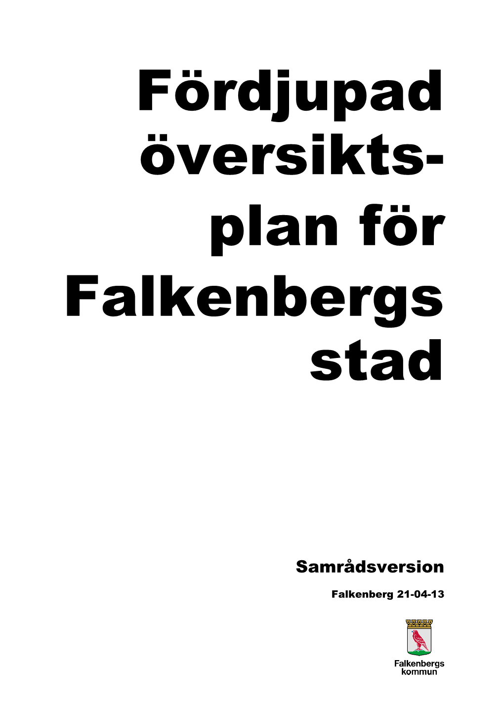 Plan För Falkenbergs Stad