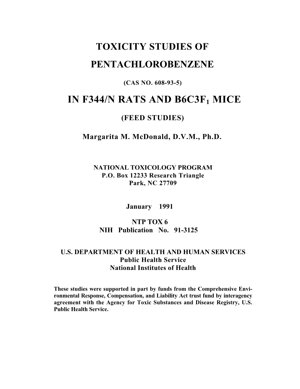 Pentachlorobenzene