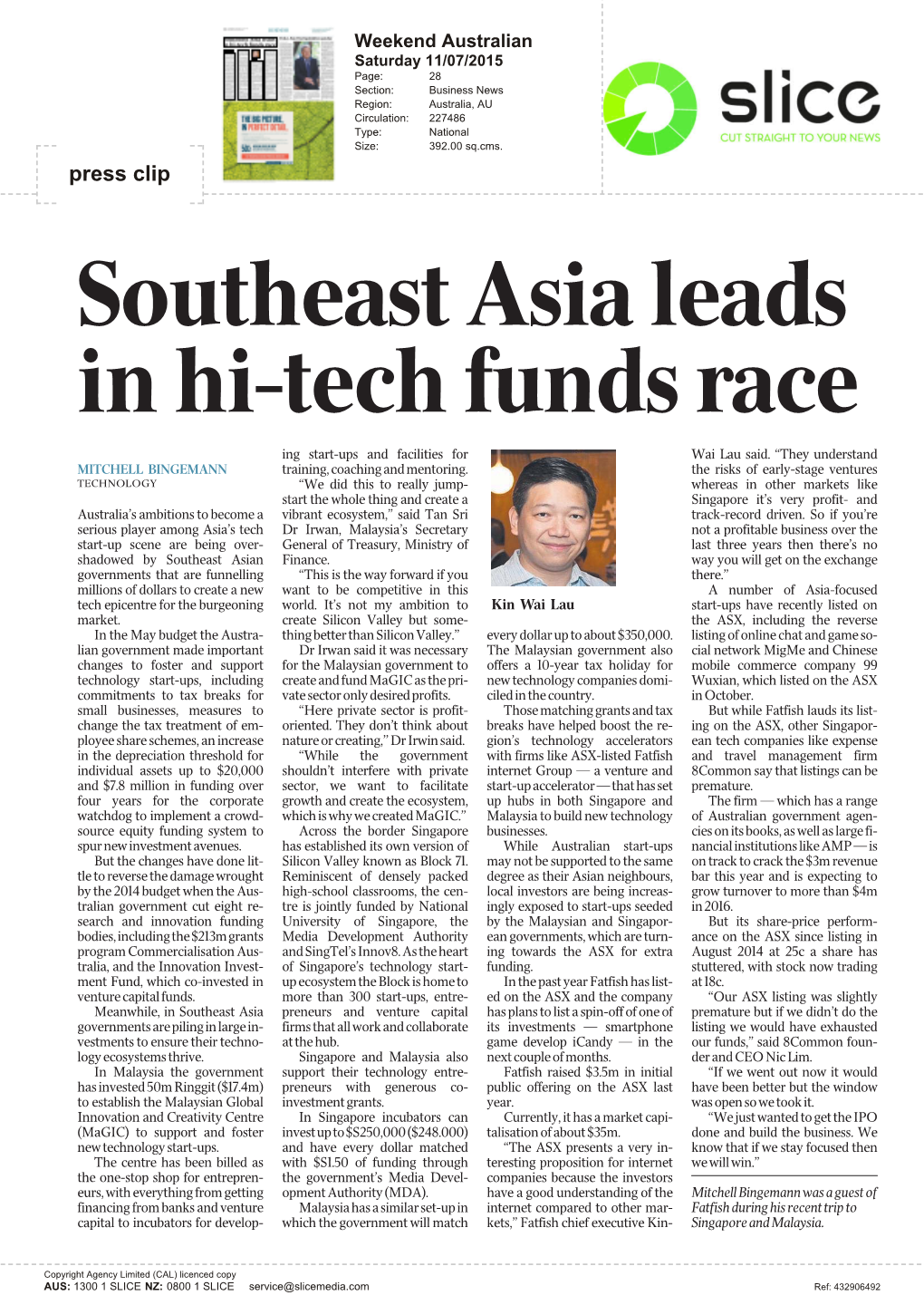 Southeast Asia Leads in Hi-Tech Funds Race