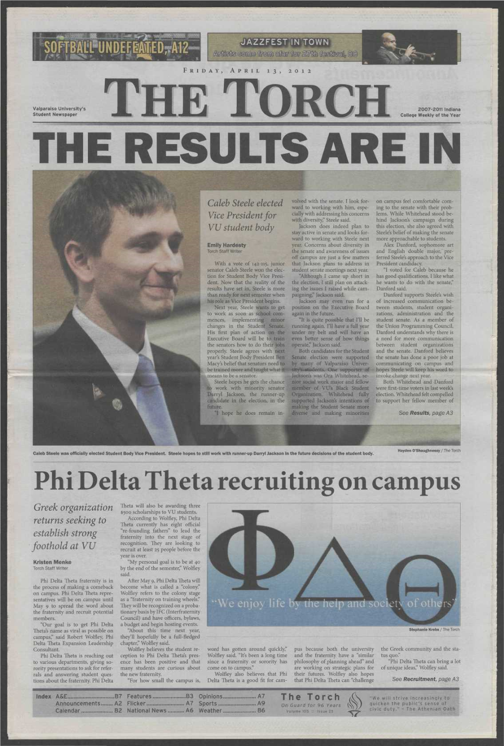 Phi Delta Theta Recruiting on Campus