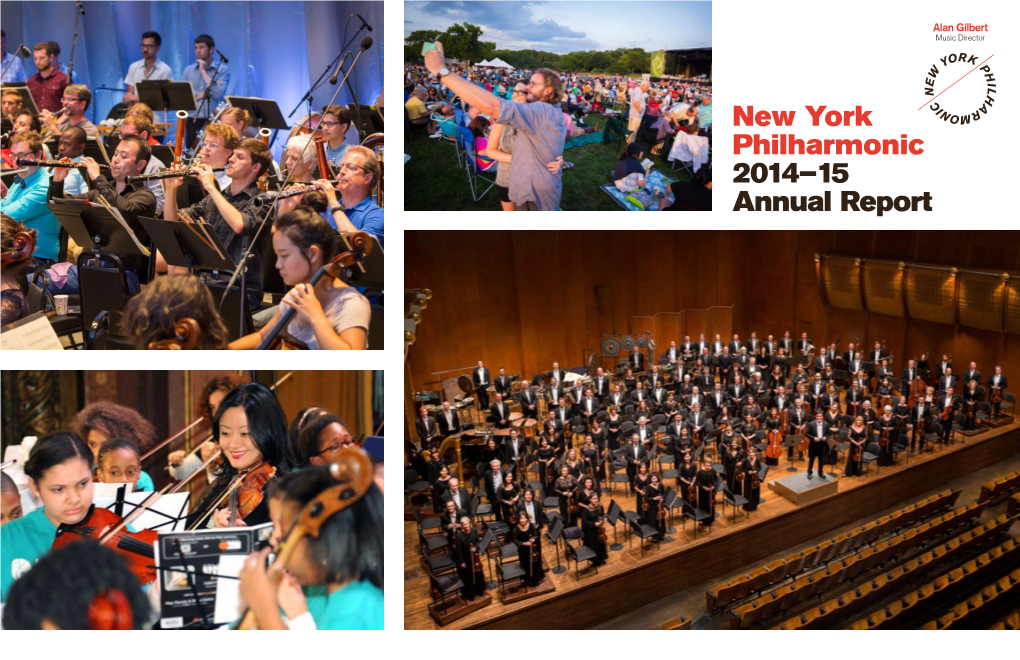 New York Philharmonic 2014–15 Annual Report