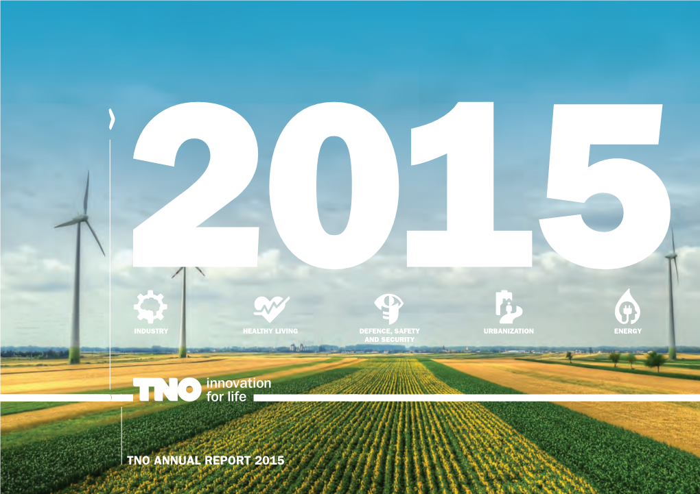 Tno Annual Report 2015 Responsible Business