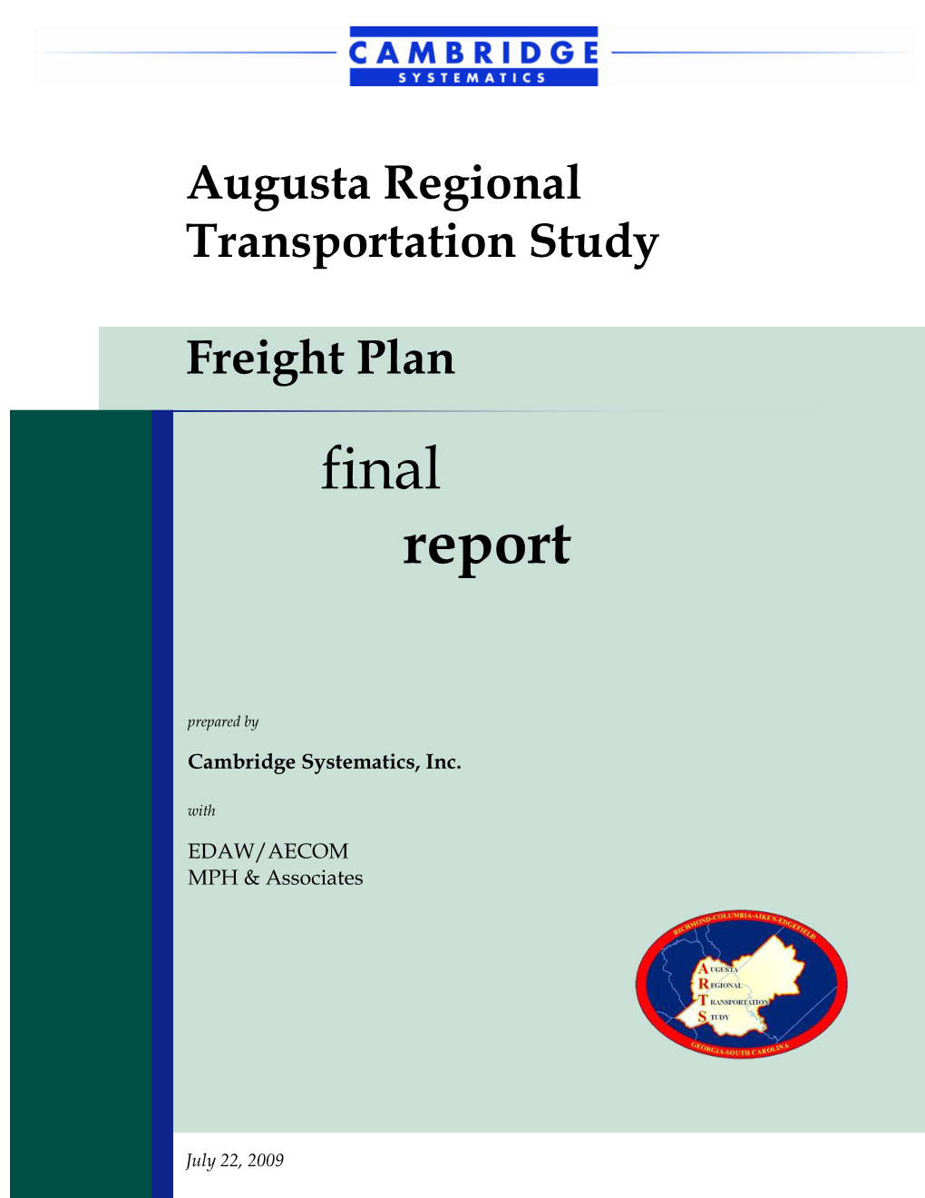 Augusta Regional Transportation Study Freight Plan