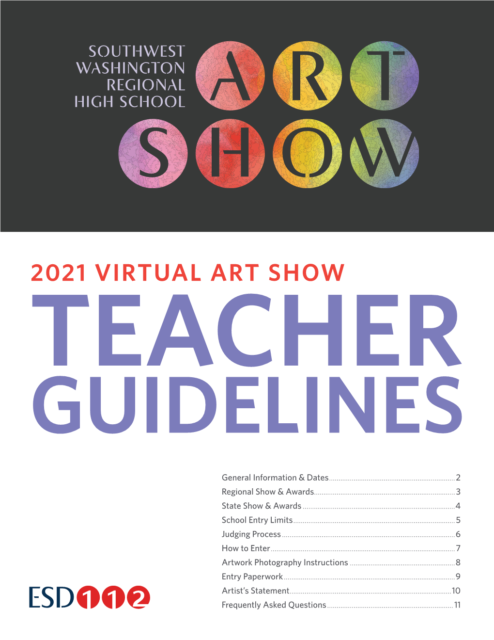 SW Washington Regional High School Art Show 2021 Teacher