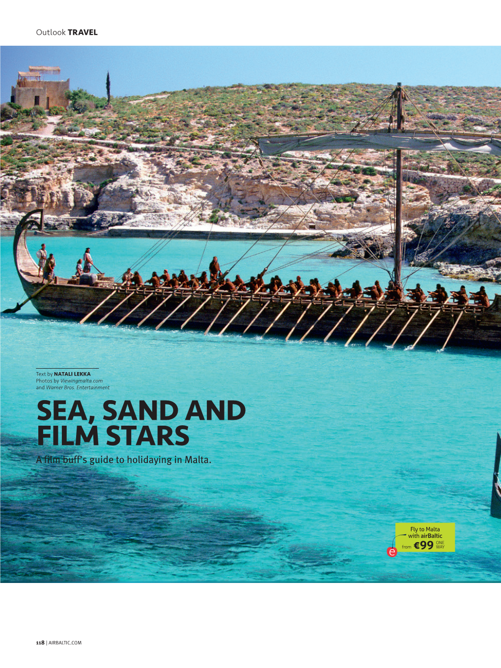 SEA, SAND and FILM STARS a Film Buff’S Guide to Holidaying in Malta