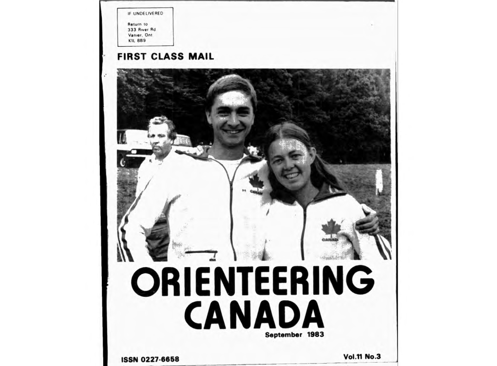 First Class Mail Orienteering Canada