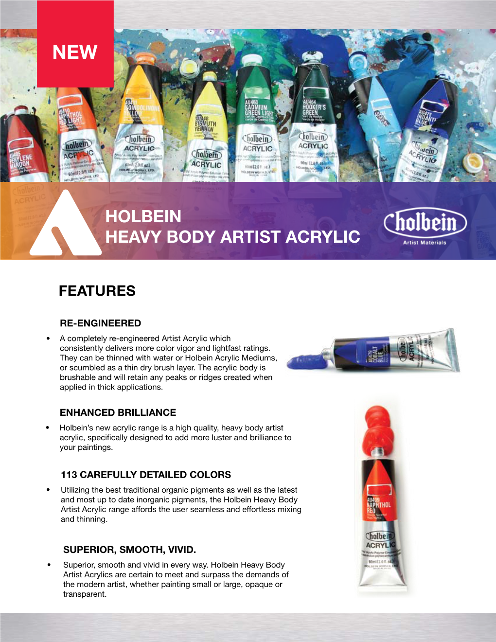 Holbein Heavy Body Artist Acrylic