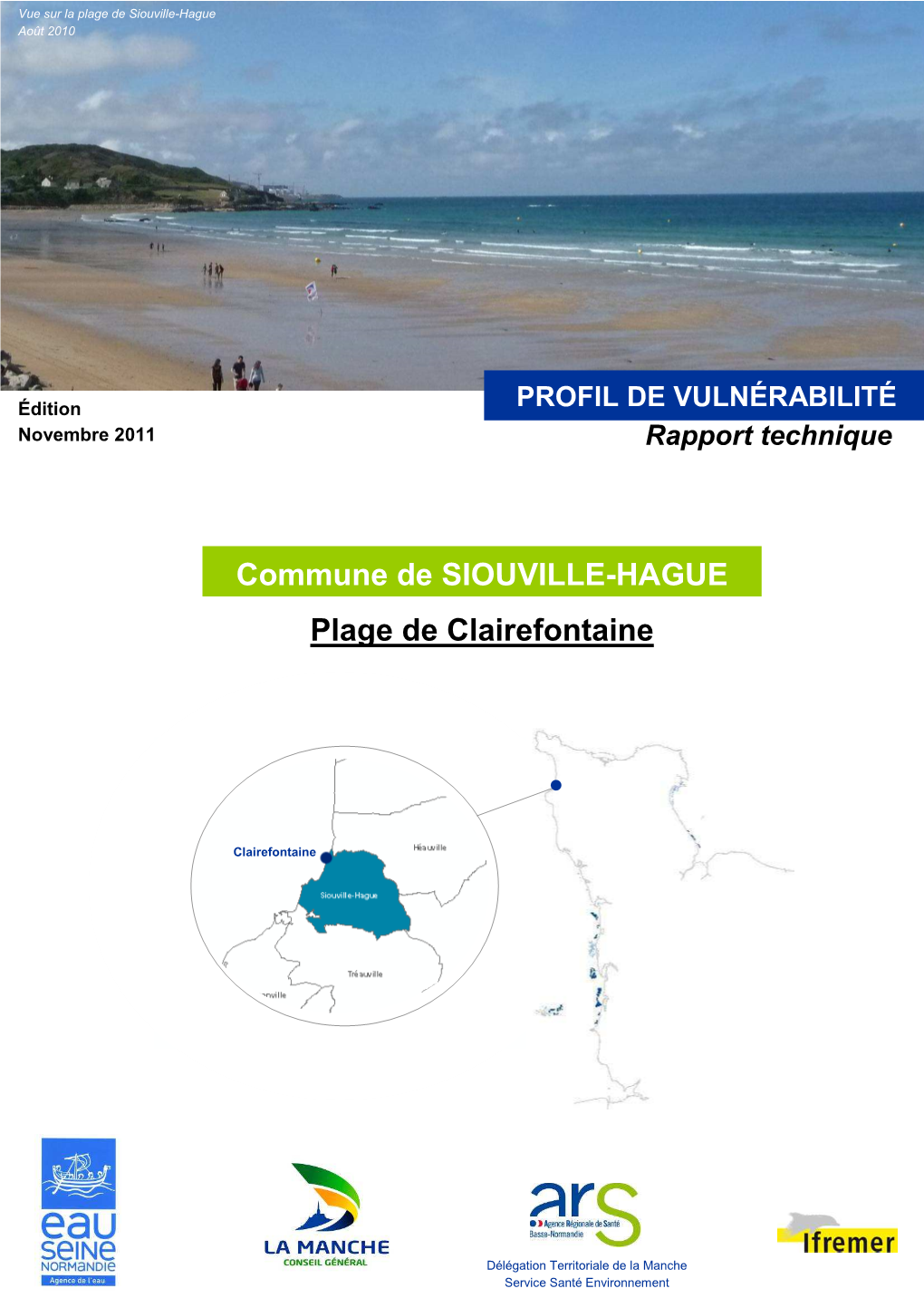 Plage De Clairefontaine Commune De SIOUVILLE-HAGUE