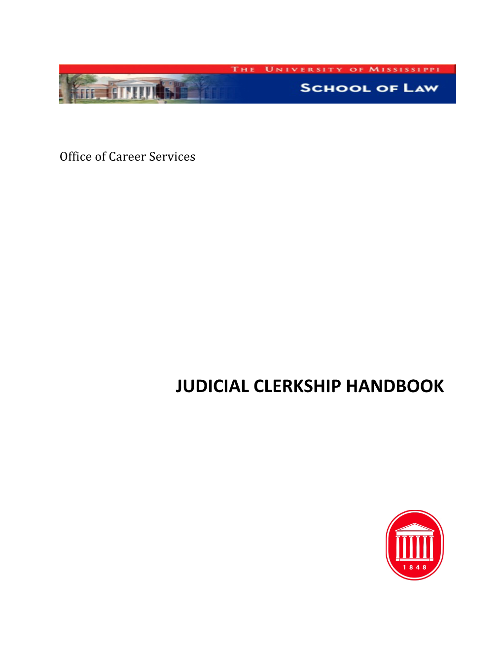 Judicial Clerkship Handbook