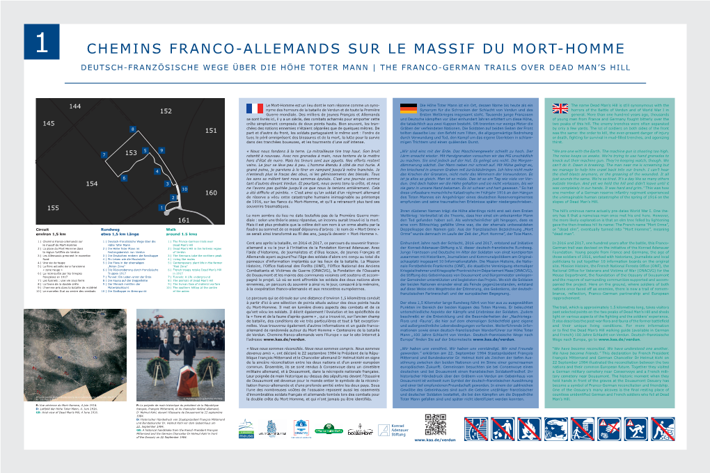 Mort-Homme Deutsch-Französische Wege Über Die Höhe Toter Mann | the Franco-German Trails Over Dead Man’S Hill