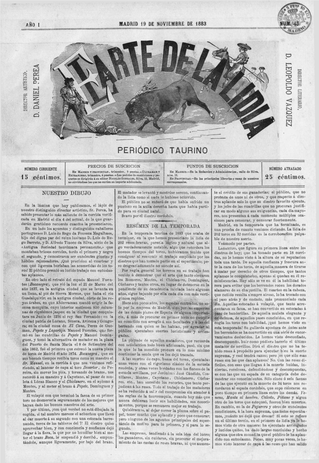 Periódico Taurino