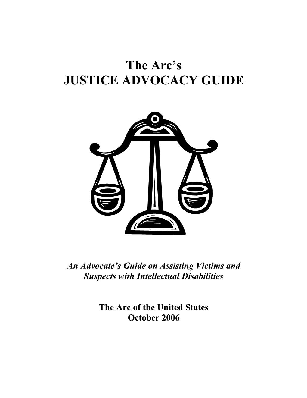 Criminal Justice Advocacy Booklet