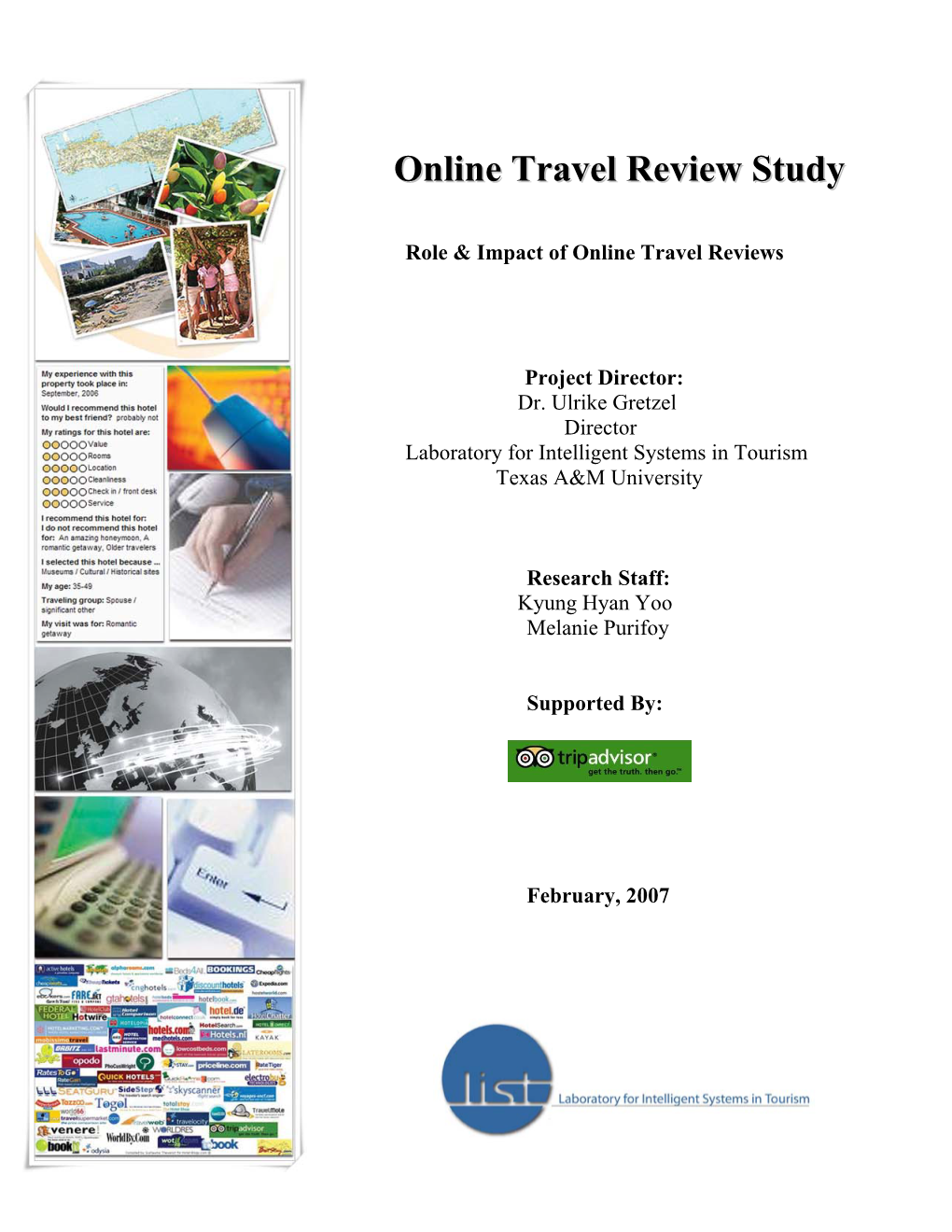 Online Travel Review Study