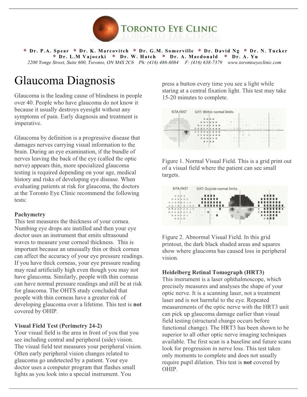 Glaucoma (Diagnosis of Glaucoma)