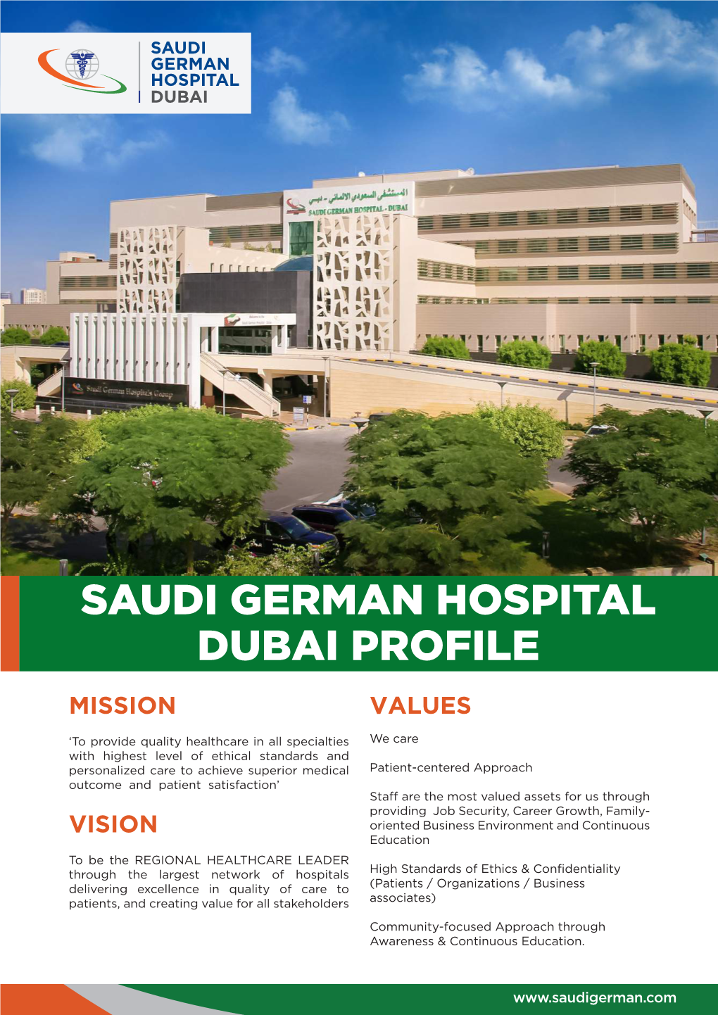 Saudi German Hospital Dubai Profile