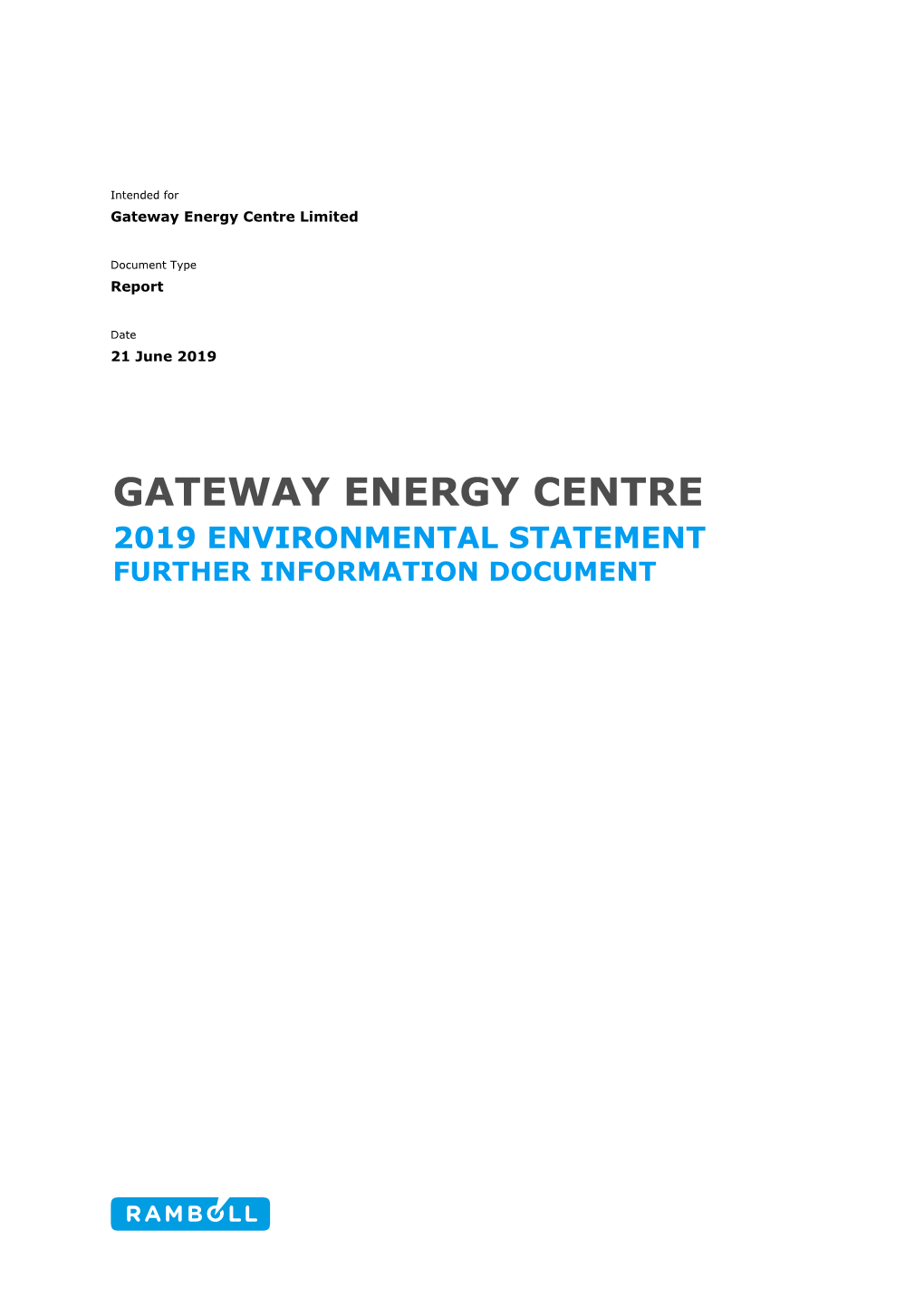 Gateway Energy Centre Limited
