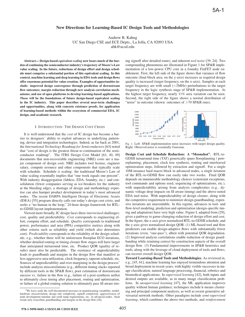 New Directions for Learning-Based IC Design Tools and Methodologies