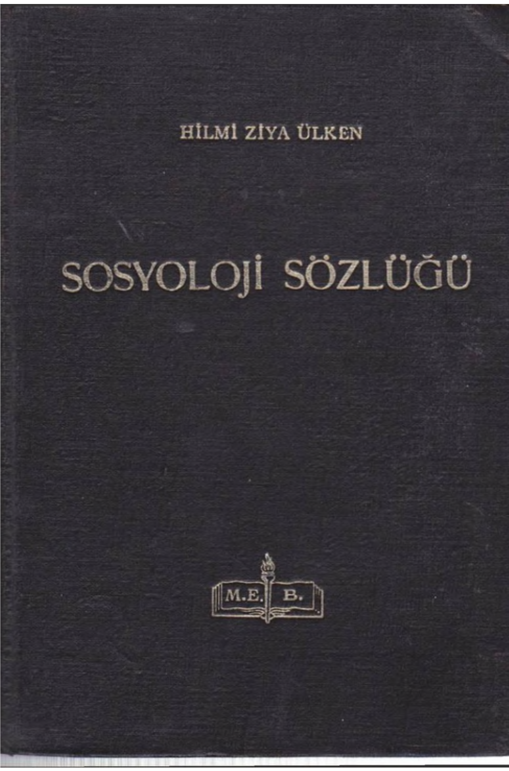 Sosyoloji Sözlügü