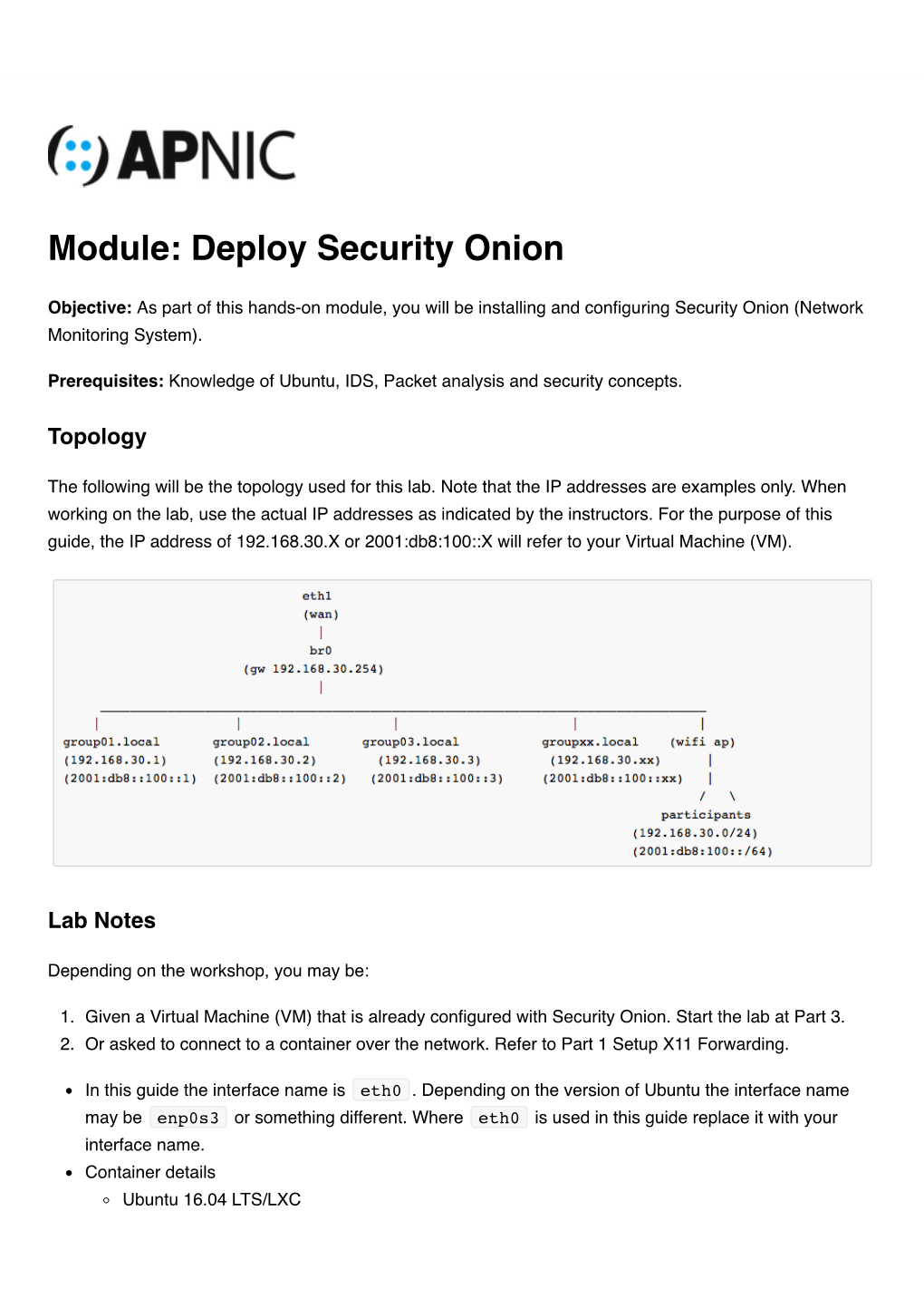 Security Onion with Text Network Topology