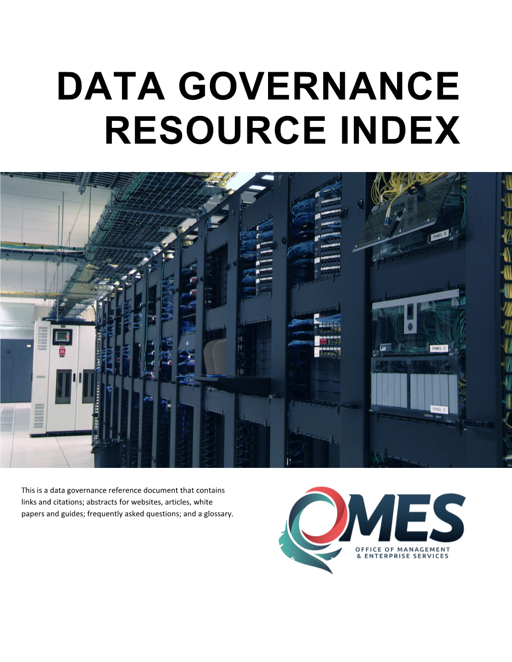 Data Governance Resource Index