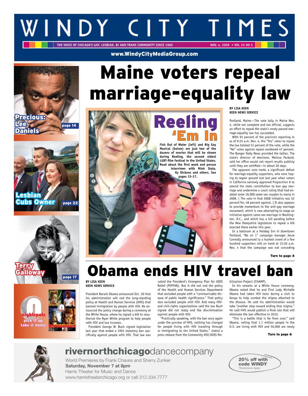 Maine Voters Repeal Marriage-Equality Law