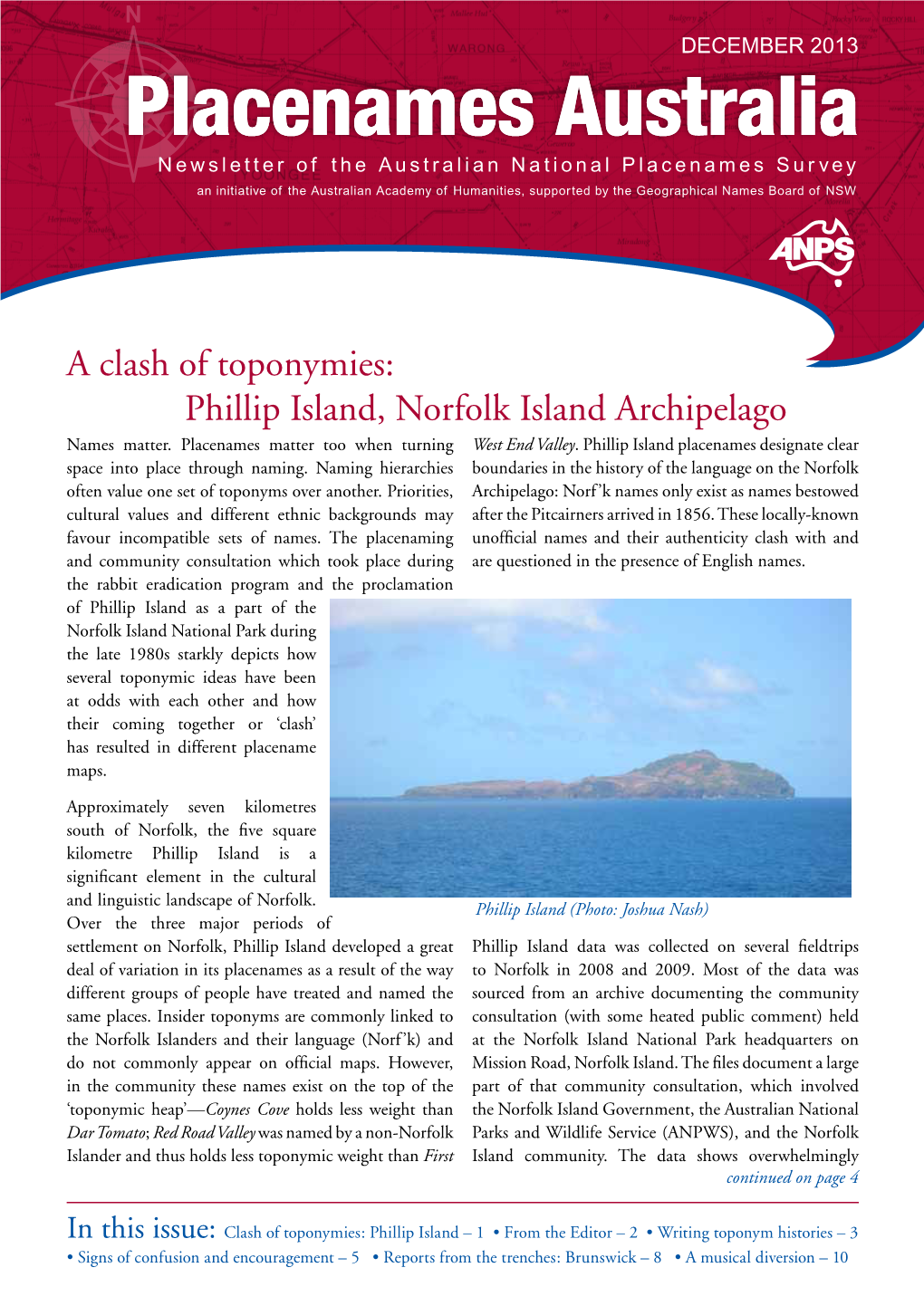 Phillip Island, Norfolk Island Archipelago Names Matter