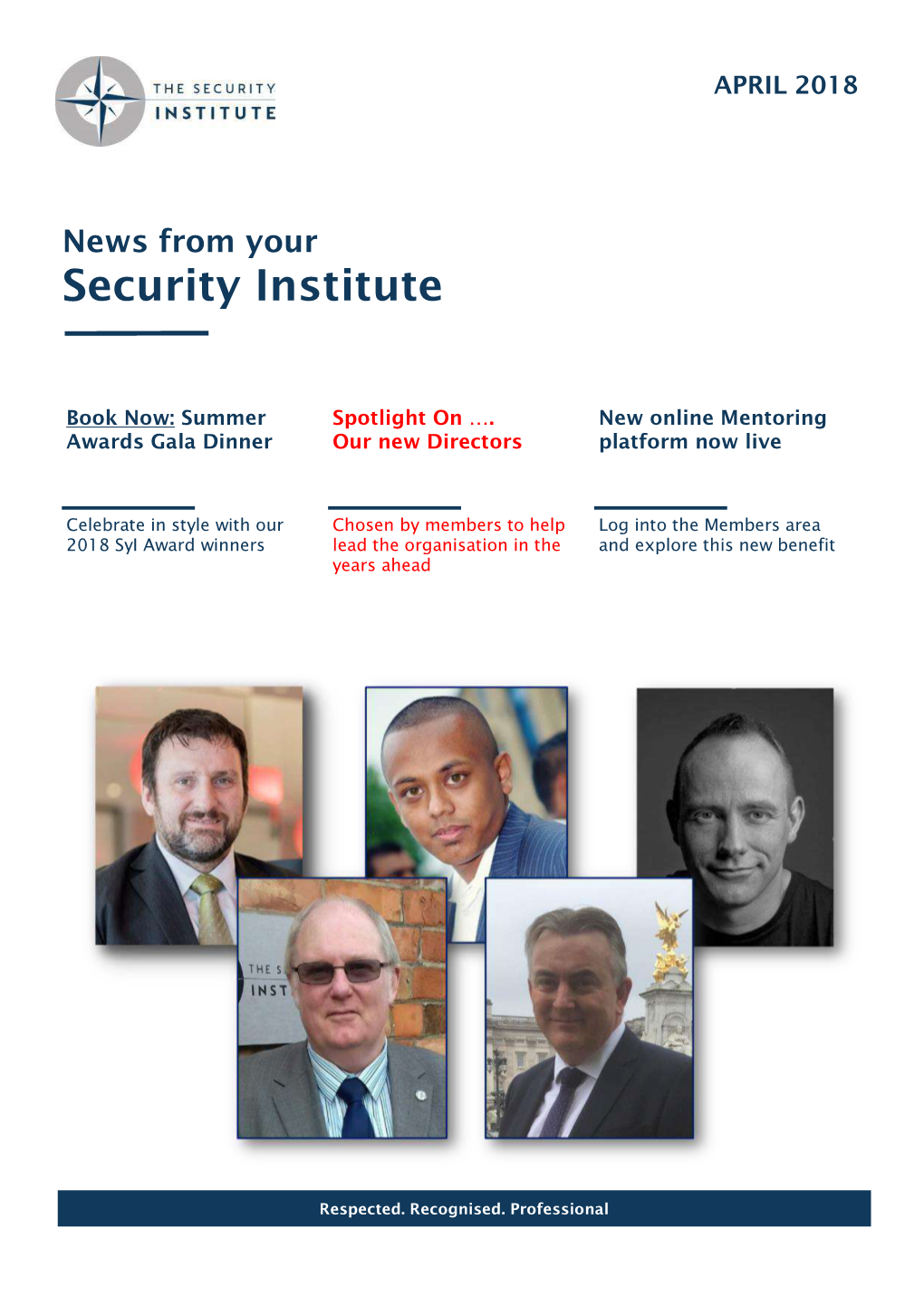Security Institute Newsletter HERE
