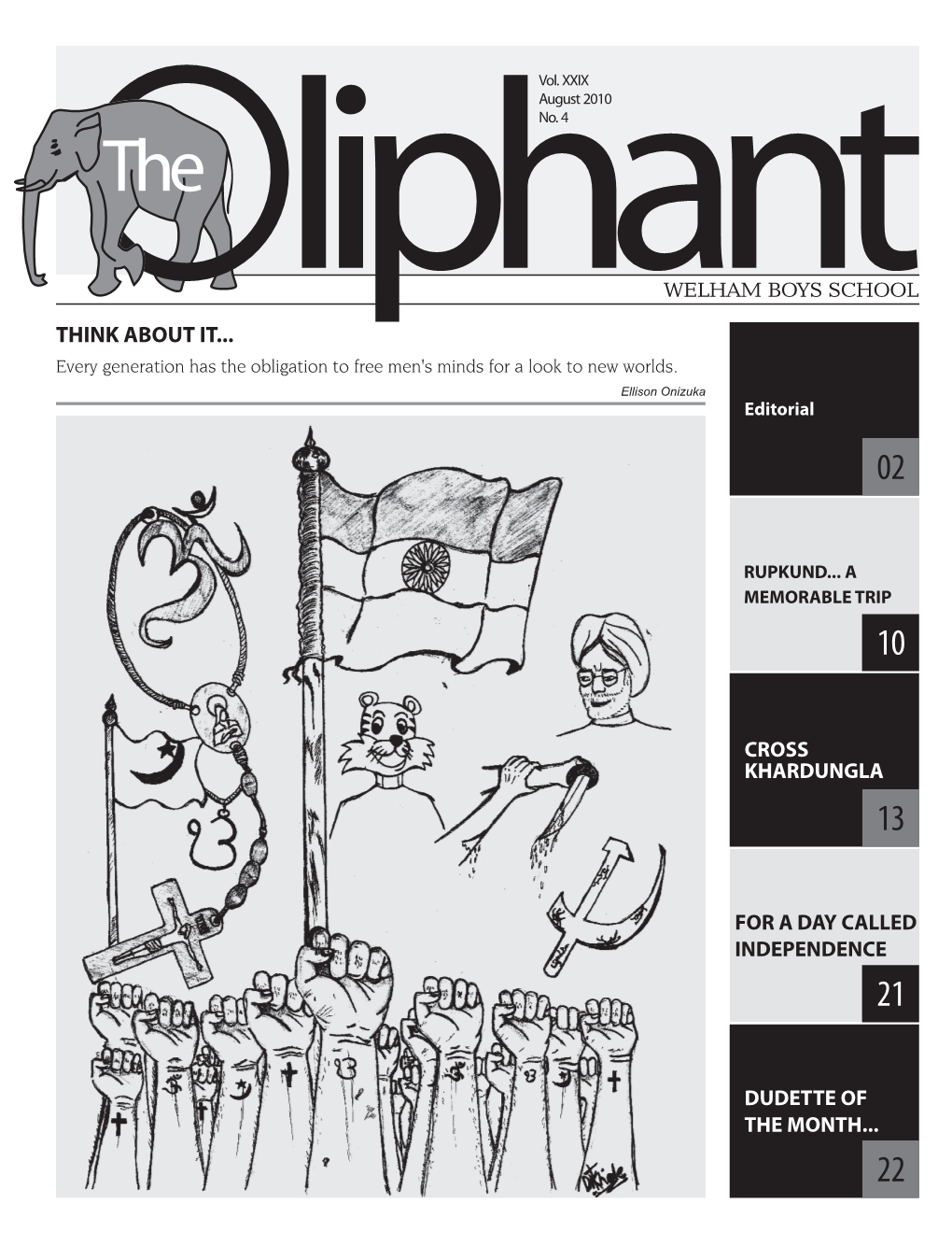 Oliphant Newsletter August 2010