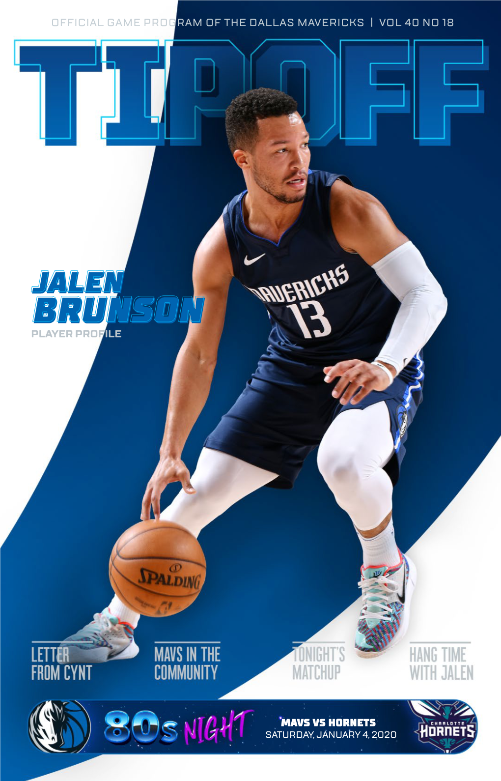 Official Game Program of the Dallas Mavericks | Vol 40 No 18