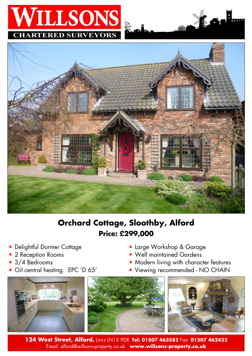 Orchard Cottage, Sloothby, Alford