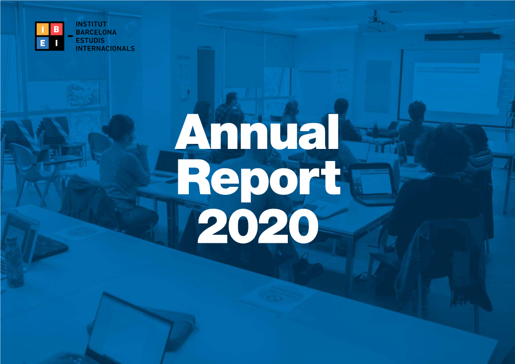 IBEI Annual Report 2020 1 Index