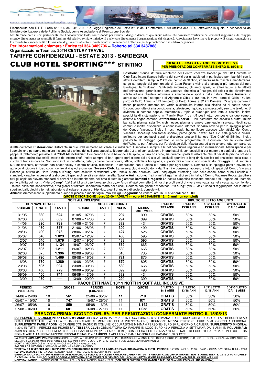 Club Hotel Sporting*** Stintino