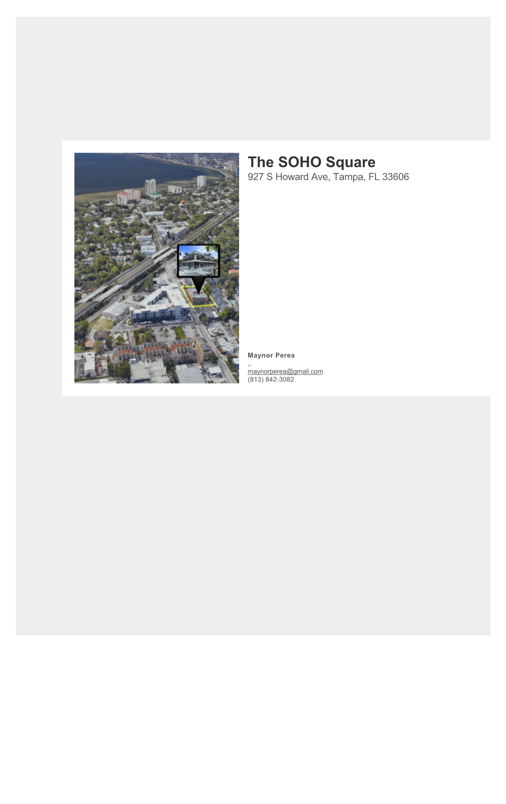 The SOHO Square 927 S Howard Ave, Tampa, FL 33606