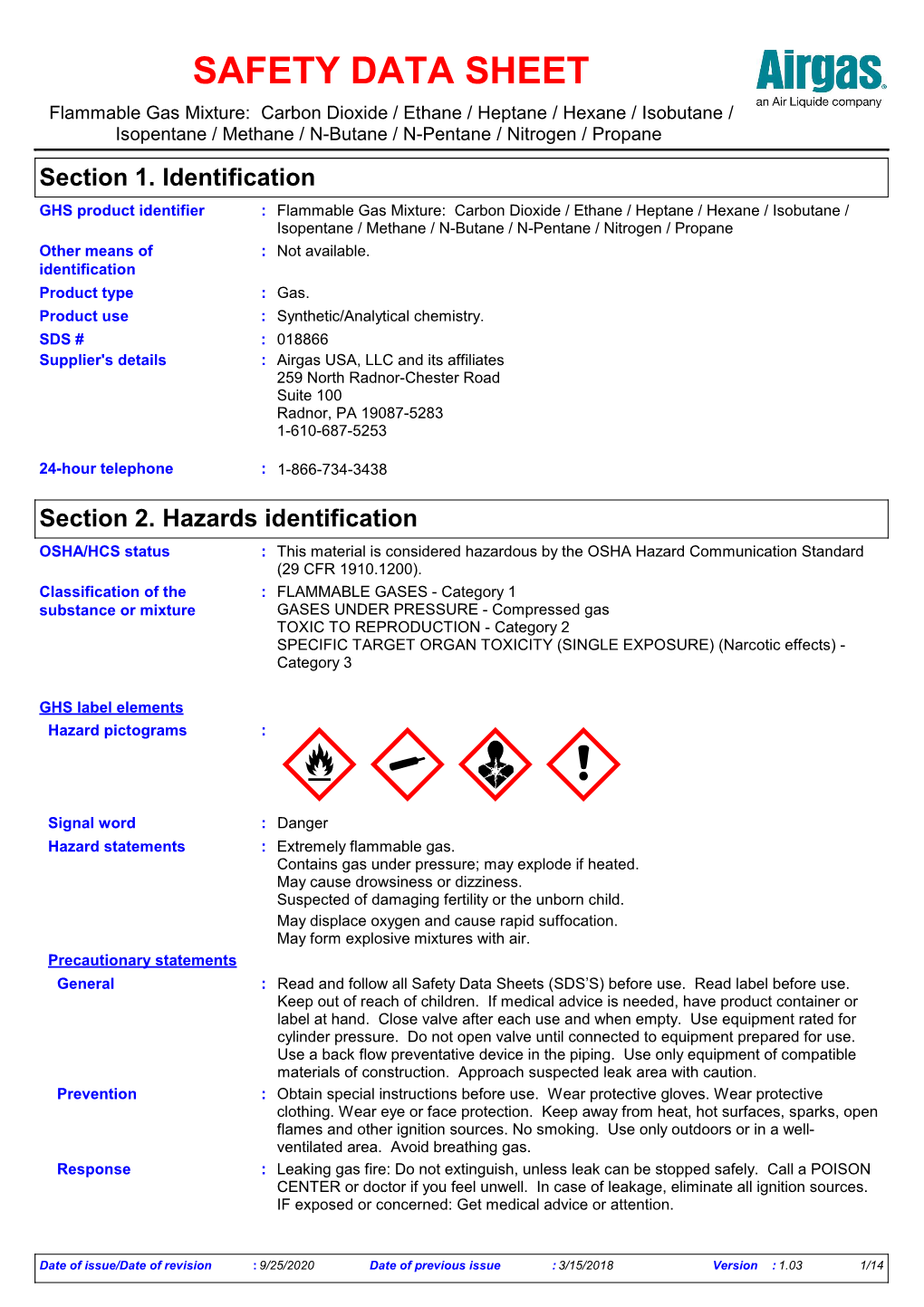 Safety Data Sheet