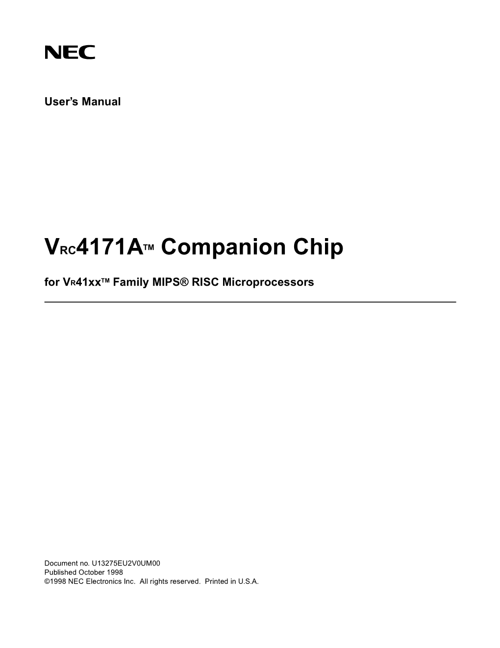 VRC 4171A Companion Chip