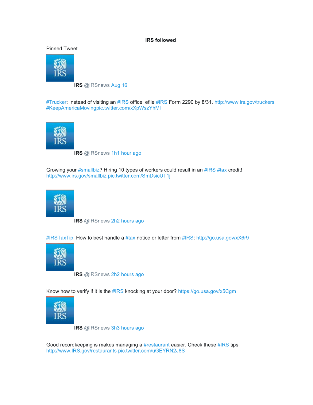 Are You Sure You Want to View These Tweets? Viewing Tweets Won't Unblock Irsnews