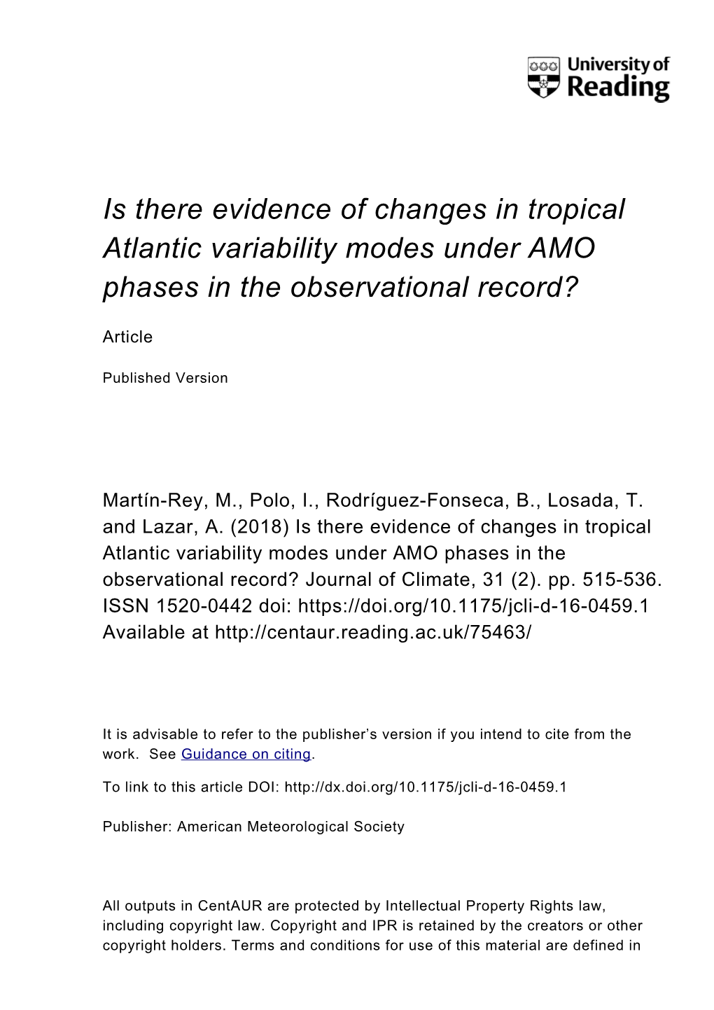 Is There Evidence of Changes in Tropical Atlantic Variability Modes Under AMO Phases in the Observational Record?