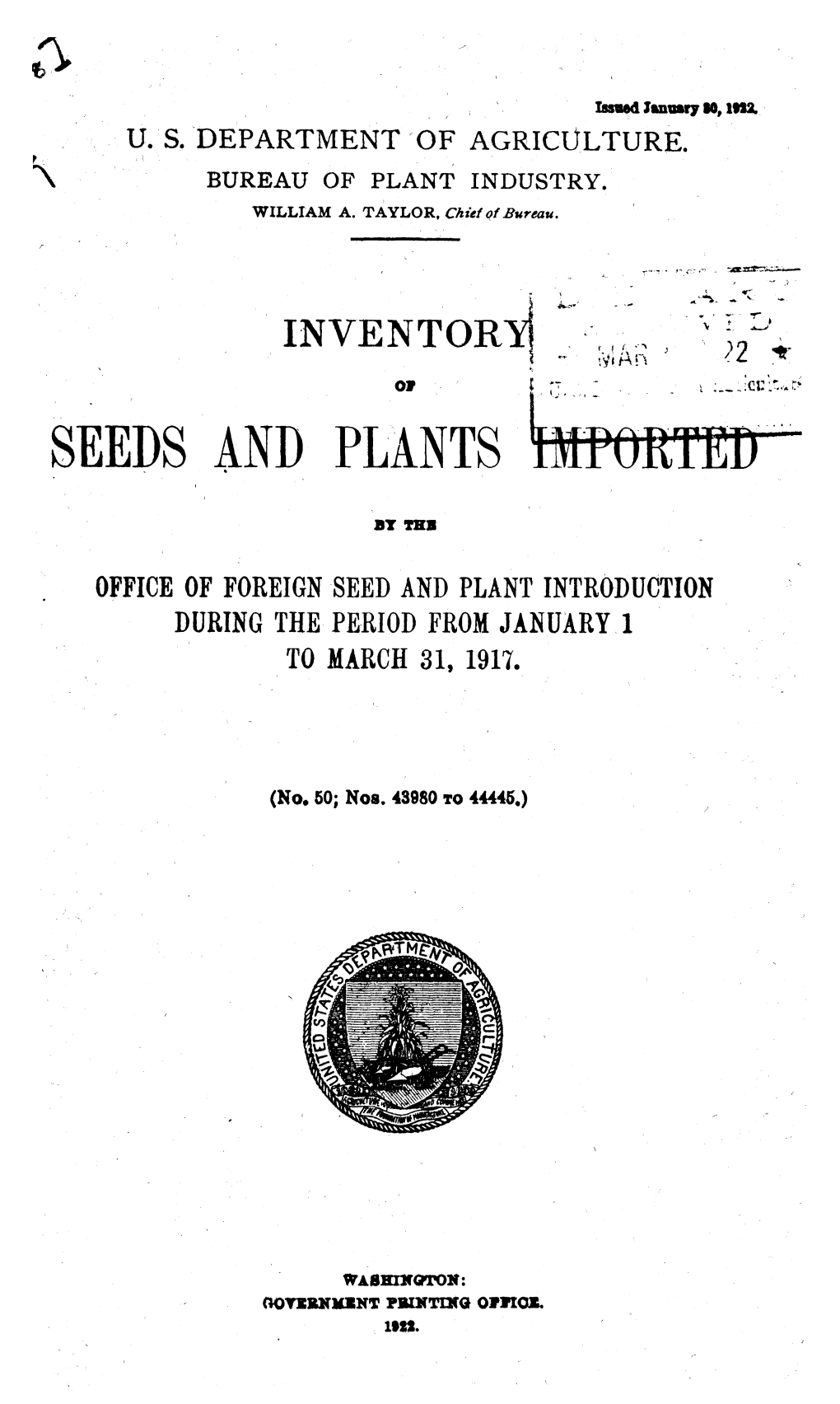 Seeds and Plants