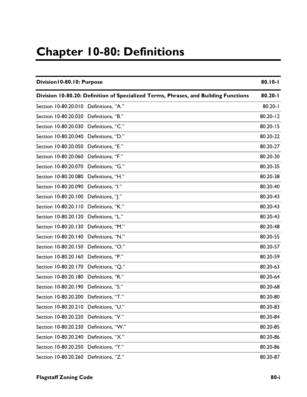 Chapter 10-80: Definitions