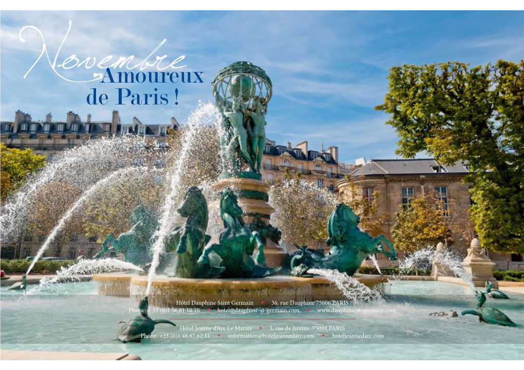 À L'hôtel Dauphine-Saint-Germain