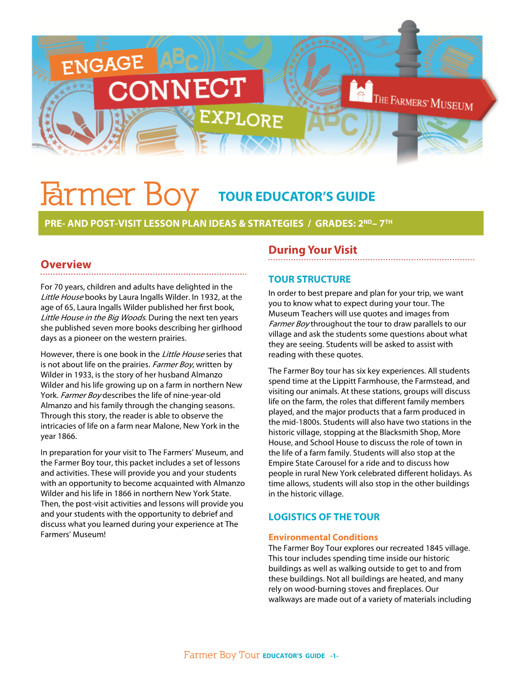 Farmer Boy Educator's Guide