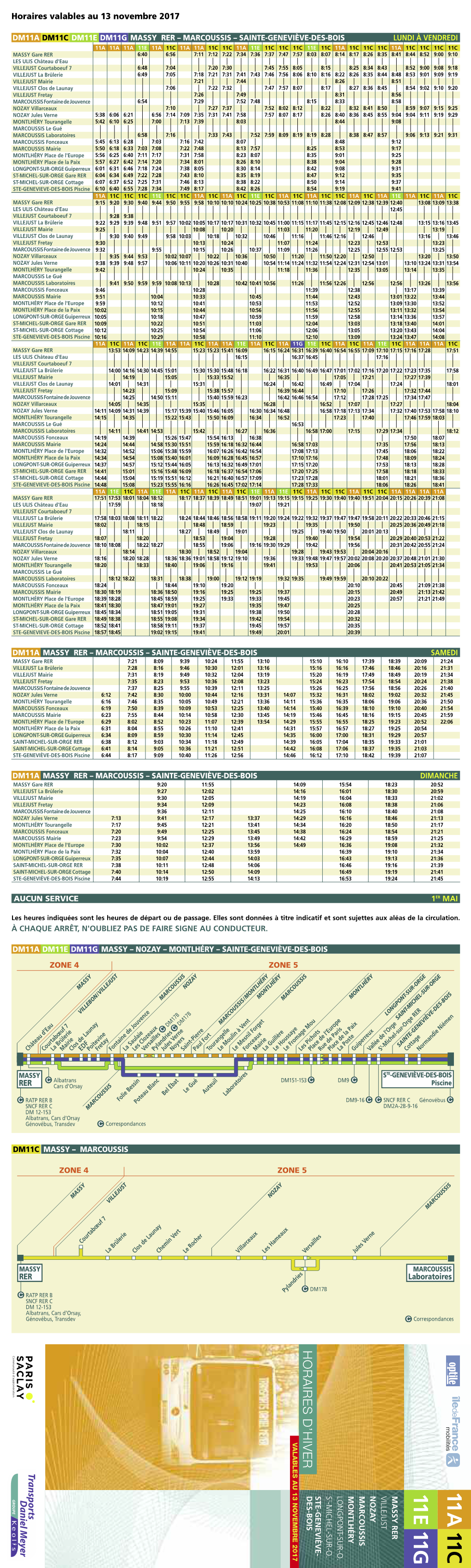 DM 11-Depliant Horaire Hiver