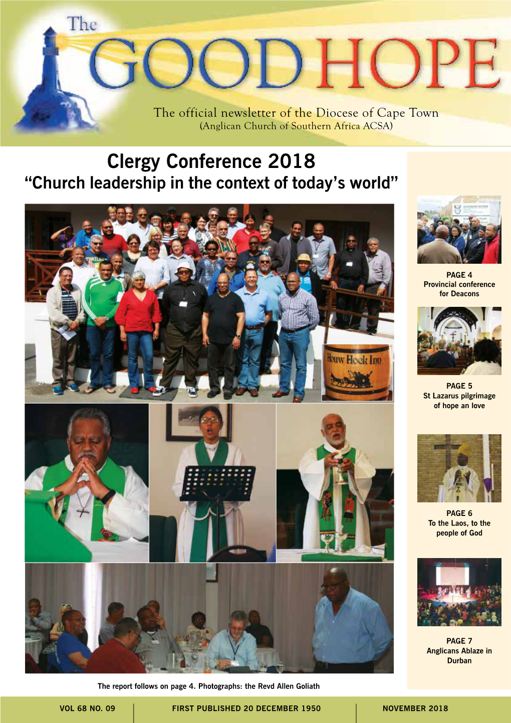 Clergy Conference 2018 “Church Leadership in the Context of Today’S World”