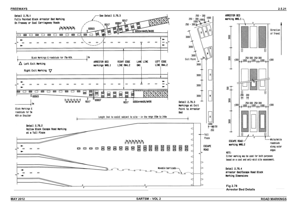 Freeways 2.5.22 Sartsm – Vol 2 Road Markings May 2012