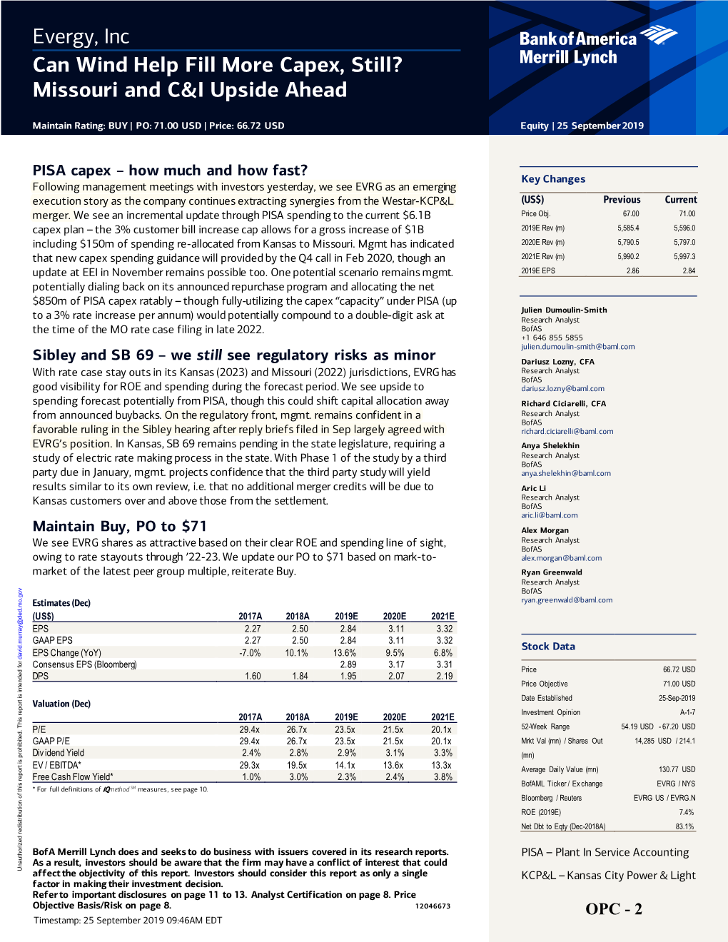 Evergy, Inc Can Wind Help Fill More Capex, Still? Missouri and C&I Upside Ahead