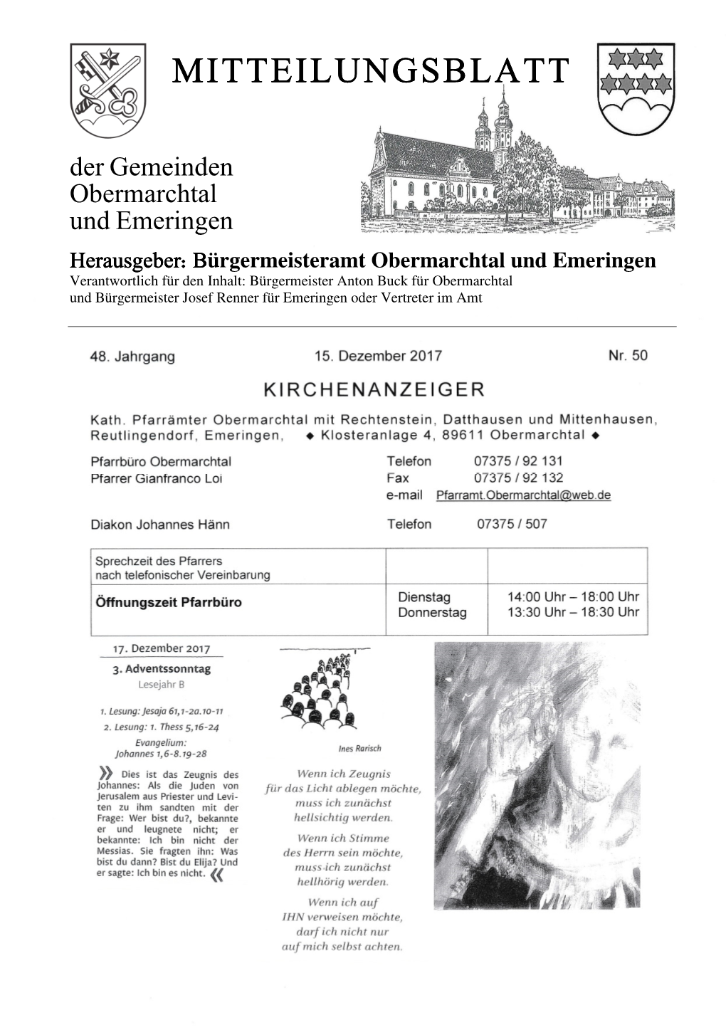 Mitteilungsblatt KW 50-2017