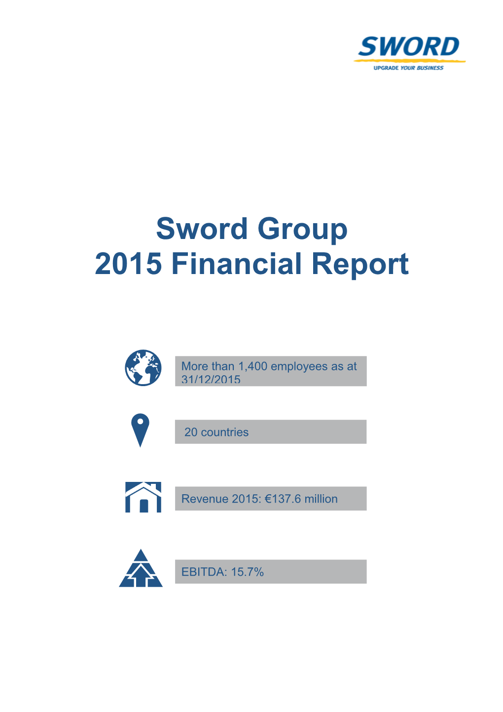 Sword Group 2015 Financial Report