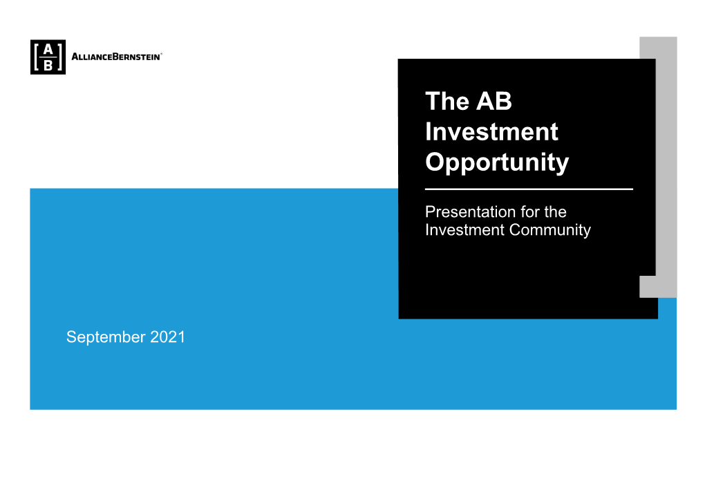 The AB Investment Opportunity