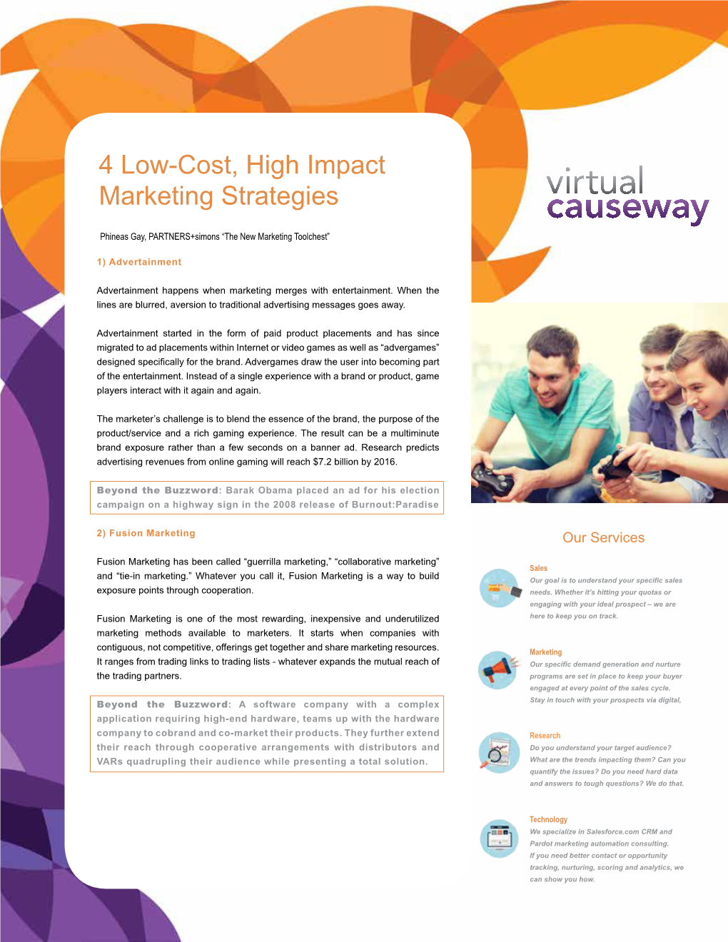 4 Low-Cost, High Impact Marketing Strategies