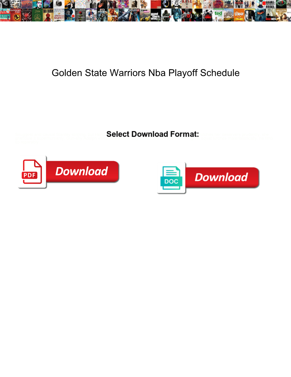 Golden State Warriors Nba Playoff Schedule Viewnet